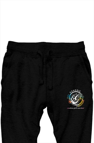 premium joggers with logo